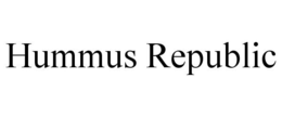HUMMUS REPUBLIC trademark