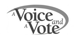 A VOICE AND A VOTE trademark