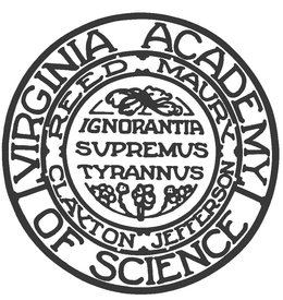 VIRGINIA ACADEMY OF SCIENCE IGNORANTIA SUPREMUS TYRANNUS CLAYTON JEFFERSON MAURY REED trademark