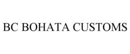 BC BOHATA CUSTOMS trademark