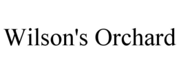 WILSON'S ORCHARD trademark