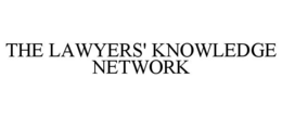 THE LAWYERS' KNOWLEDGE NETWORK trademark