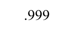 .999 trademark
