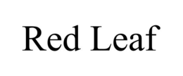 RED LEAF trademark