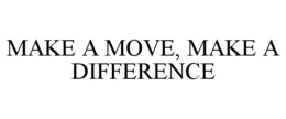 MAKE A MOVE, MAKE A DIFFERENCE trademark