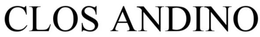CLOS ANDINO trademark