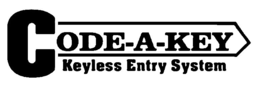 CODE-A-KEY KEYLESS ENTRY SYSTEM trademark