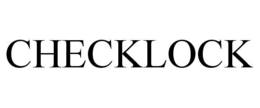 CHECKLOCK trademark