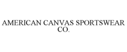 AMERICAN CANVAS SPORTSWEAR CO. trademark