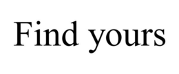 FIND YOURS trademark