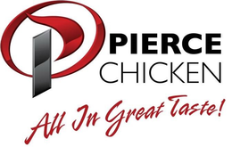 P PIERCE CHICKEN ALL IN GREAT TASTE! trademark
