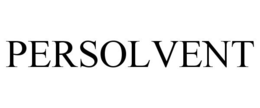 PERSOLVENT trademark