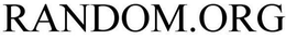 RANDOM.ORG trademark