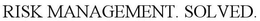 RISK MANAGEMENT. SOLVED. trademark