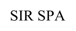 SIR SPA trademark
