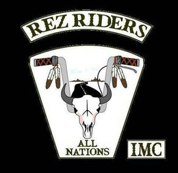 REZ RIDERS IMC ALL NATIONS trademark