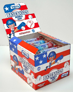 VIDAL BASEBALLS BUBBLE GUM DRAGEE GLUTEN FREE trademark