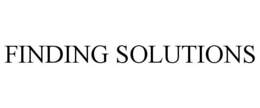 FINDING SOLUTIONS trademark