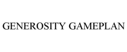 GENEROSITY GAMEPLAN trademark