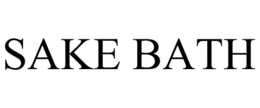 SAKE BATH trademark