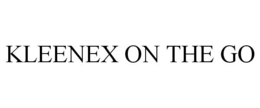 KLEENEX ON THE GO trademark