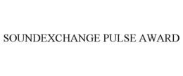 SOUNDEXCHANGE PULSE AWARD trademark