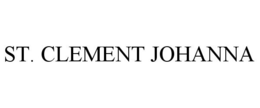 ST. CLEMENT JOHANNA trademark