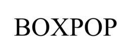 BOXPOP trademark