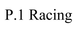 P.1 RACING trademark