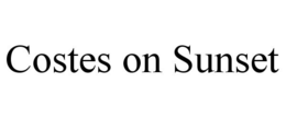 COSTES ON SUNSET trademark