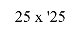 25 X '25 trademark