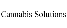 CANNABIS SOLUTIONS trademark