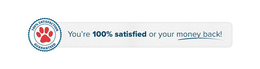 YOU'RE 100% SATISFIED OR YOUR MONEY BACK! trademark
