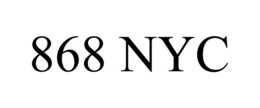 868 NYC trademark