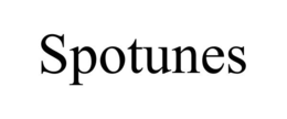 SPOTUNES trademark