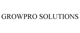 GROWPRO SOLUTIONS trademark