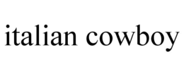 ITALIAN COWBOY trademark