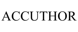 ACCUTHOR trademark
