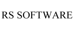 RS SOFTWARE trademark