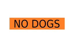 NO DOGS trademark
