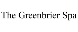 THE GREENBRIER SPA trademark