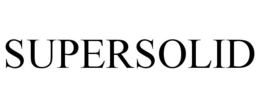 SUPERSOLID trademark