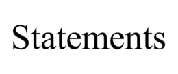STATEMENTS trademark