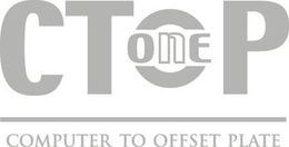 CTOP ONE COMPUTER TO OFFSET PLATE trademark