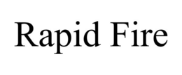 RAPID FIRE trademark