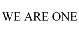 WE ARE ONE trademark