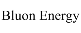 BLUON ENERGY trademark