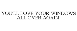 YOU'LL LOVE YOUR WINDOWS ALL OVER AGAIN! trademark