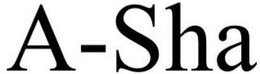 A-SHA trademark
