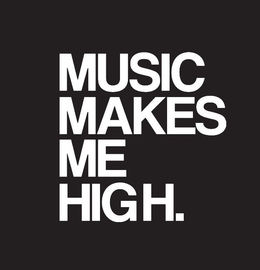 MUSIC MAKES ME HIGH. trademark